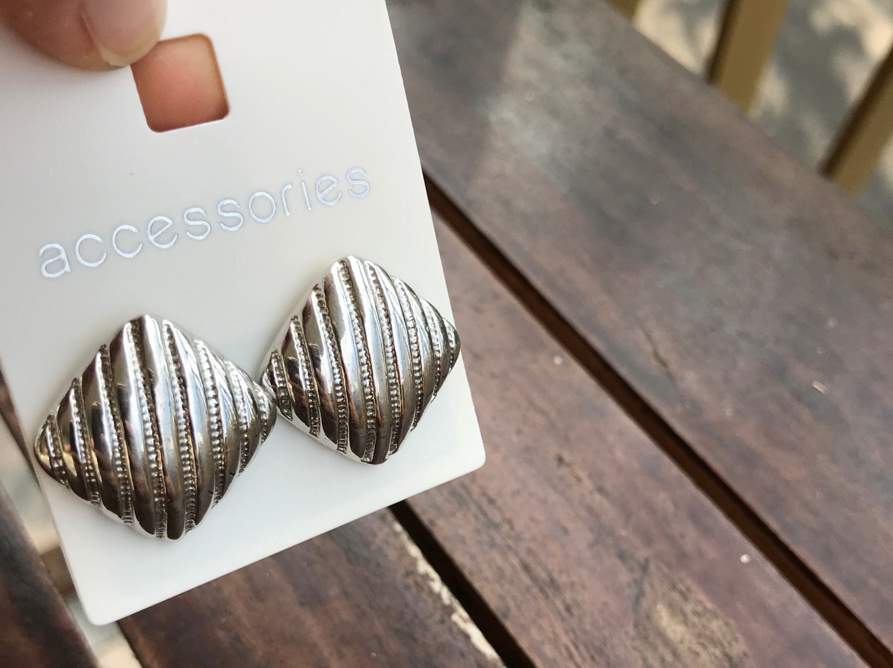 Ohrringe & -stecker: Ohrringe Ohrstecker silber geometrische Form – Gebraucht aus Wolfwil von NewGirl 4