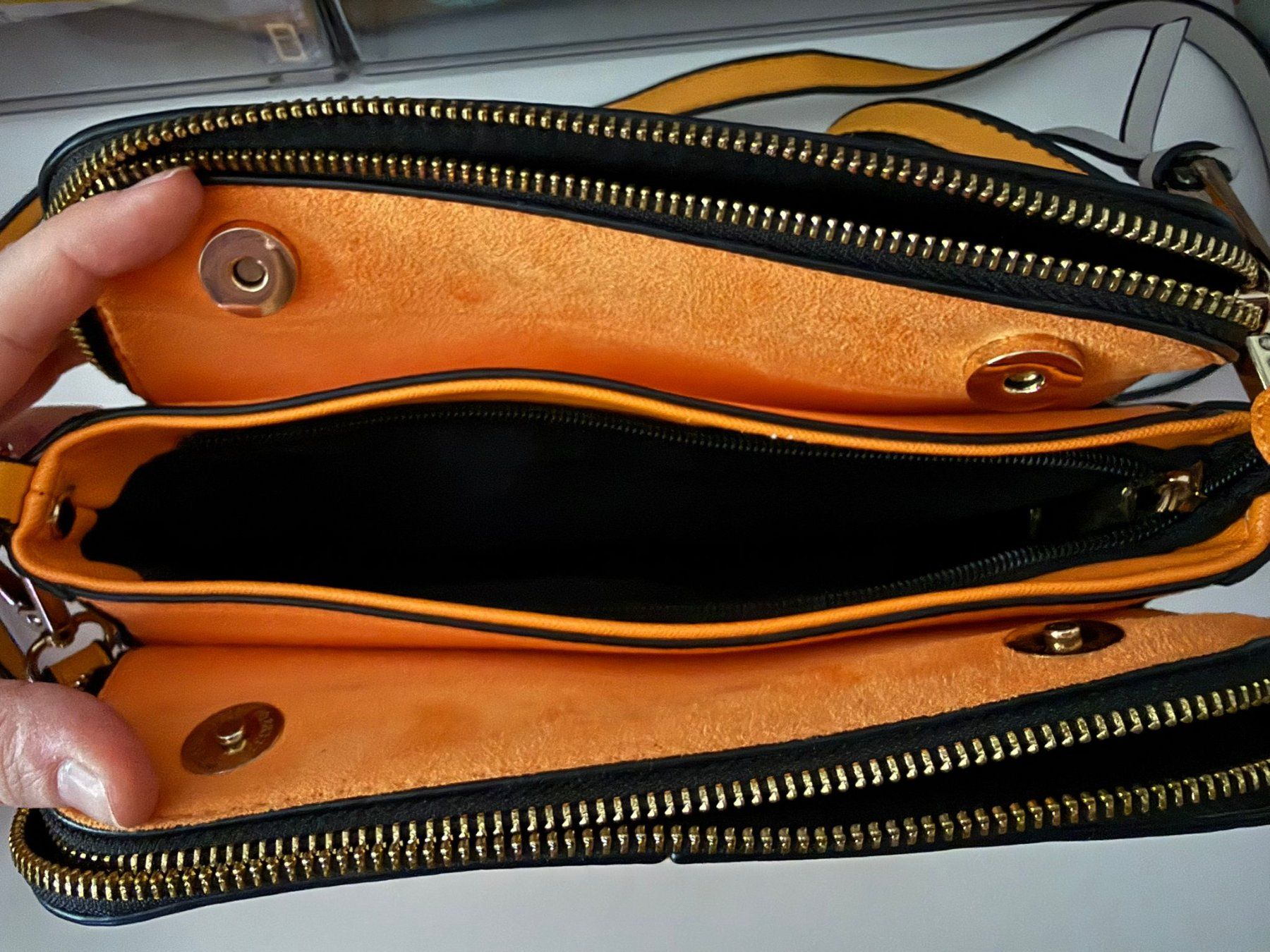 Taschen für Damen: River Island Handtasche, orange – Gebraucht aus Bachenbülach von Shukkley 3