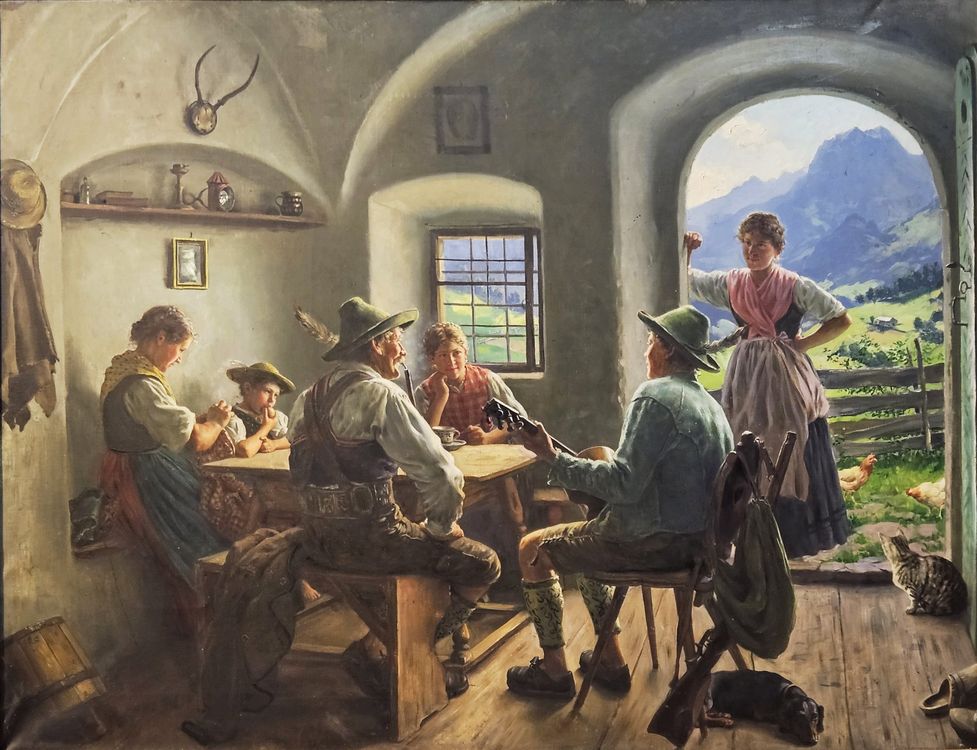 Emil Rau (1858-1937), Ölgemälde auf Leinwand (Gebraucht) in Riazzino ...
