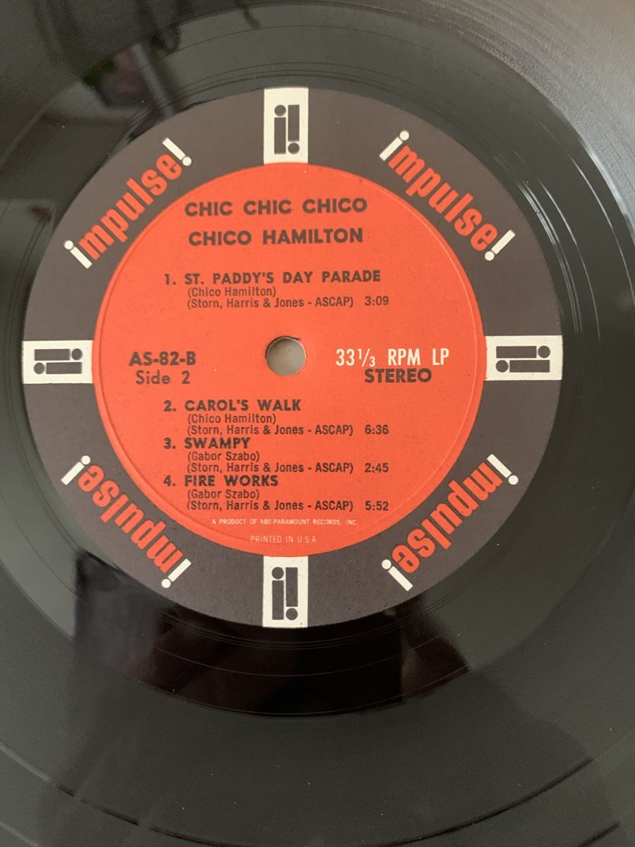 Schallplatten: Chico Hamilton(Gabor Szabo)/ Chico – Gebraucht aus lausanne von Ccheche 3