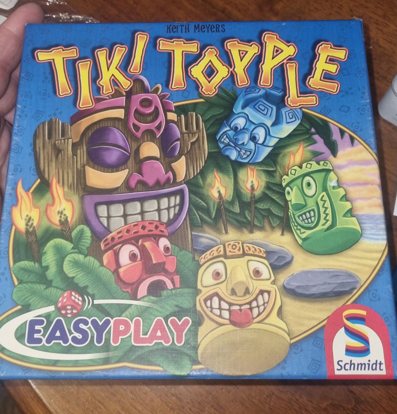 Giochi: Tiki Topple-Jeu de société Schmidt – Usato da Fribourg venduto da jarmilka