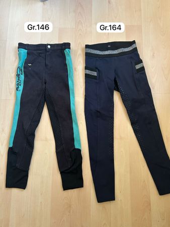 Reithosen Gr.146 und Gr.164 Kinder 2 Stk.