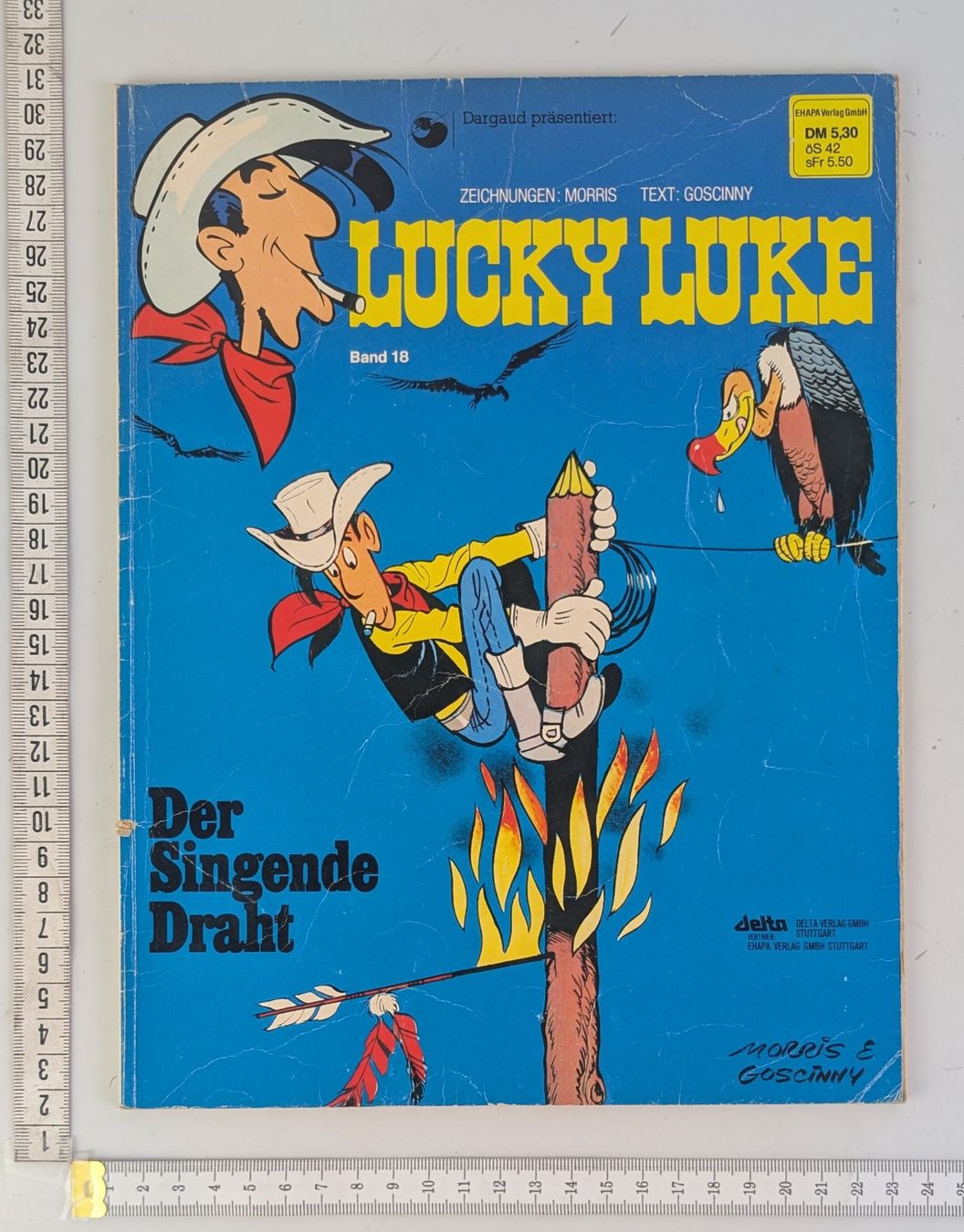 Comics: Lucky Luke - Der singende Draht, Comic, Band 18, 1977 – Gebraucht aus Zürich von 1.Simon