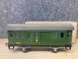 Buco Spur 0 Gepäckwagen 8690 grün SBB