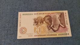 Südafrikanische 20 Rand Note - Seltenes Sammlerstück!