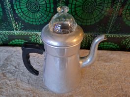 Vintage Alu Kaffeekocher Moka Express, sehr gut erhalten.