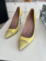 Gucci Pumps gelb mit Nieten Grösse 39 gebrauchter Zustand