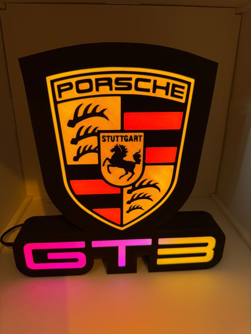 Lampen: Lightbox lumière led Porsche GT3 – Neu (gemäss Beschreibung) aus Vicques von PAMB3D