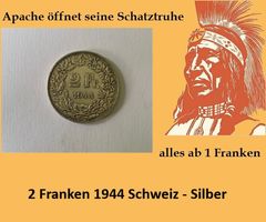 2 Franken 1944 -  Silber - Schweiz