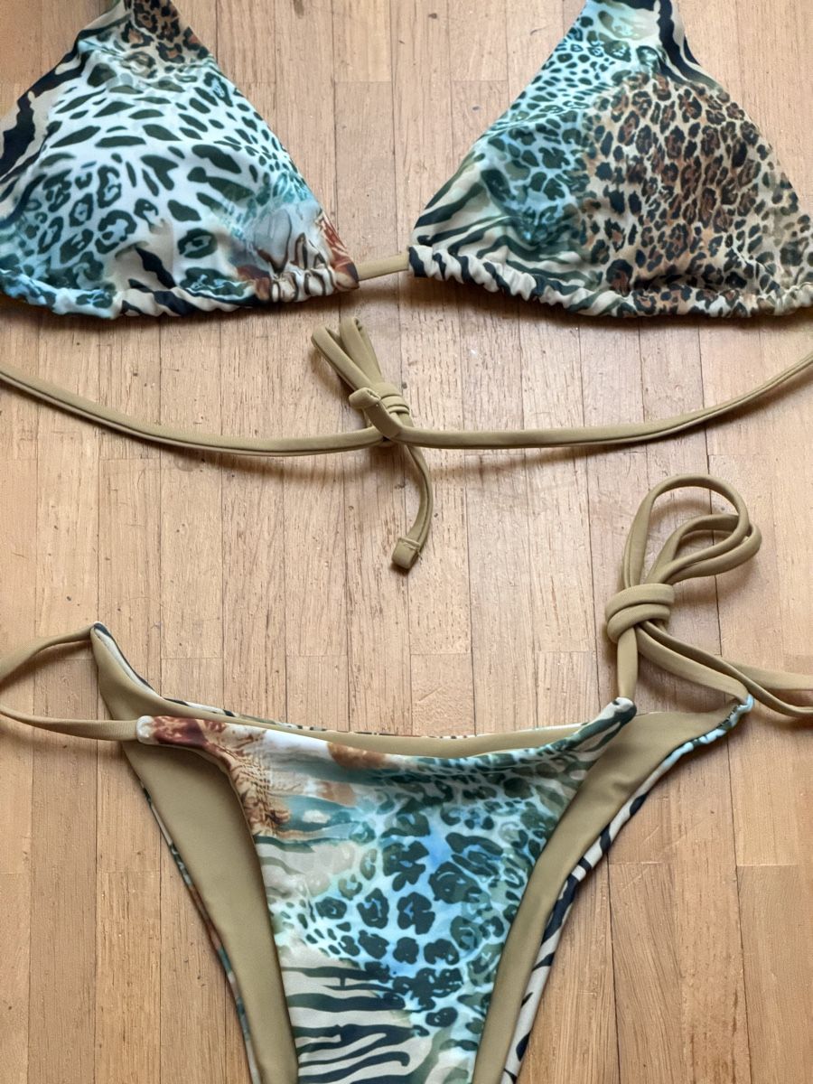 Costumi da bagno & Bikini: Maillot de bain multicolore deux pièces  – Nuovo e nell'imballaggio originale da Le Lignon venduto da Ana2831 1