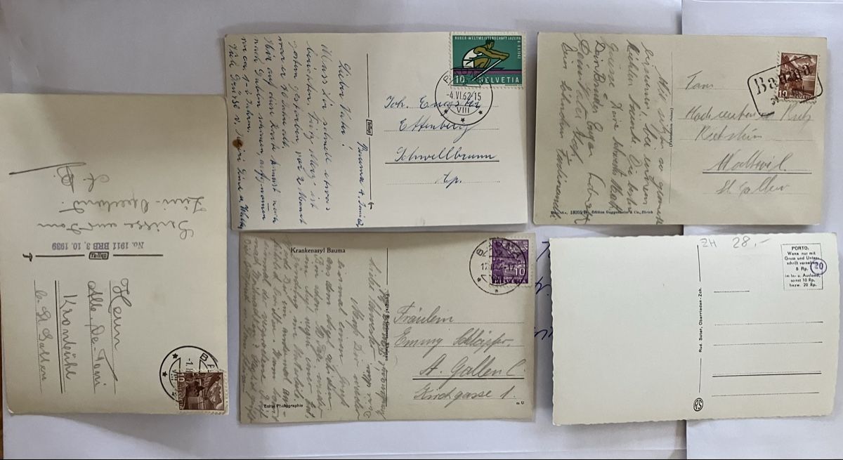 Cartoline postali: TOP Ansichtskarten Sammlung 5 Stk. BAUMA ZH – Usato da Bauma venduto da Baumer71 1