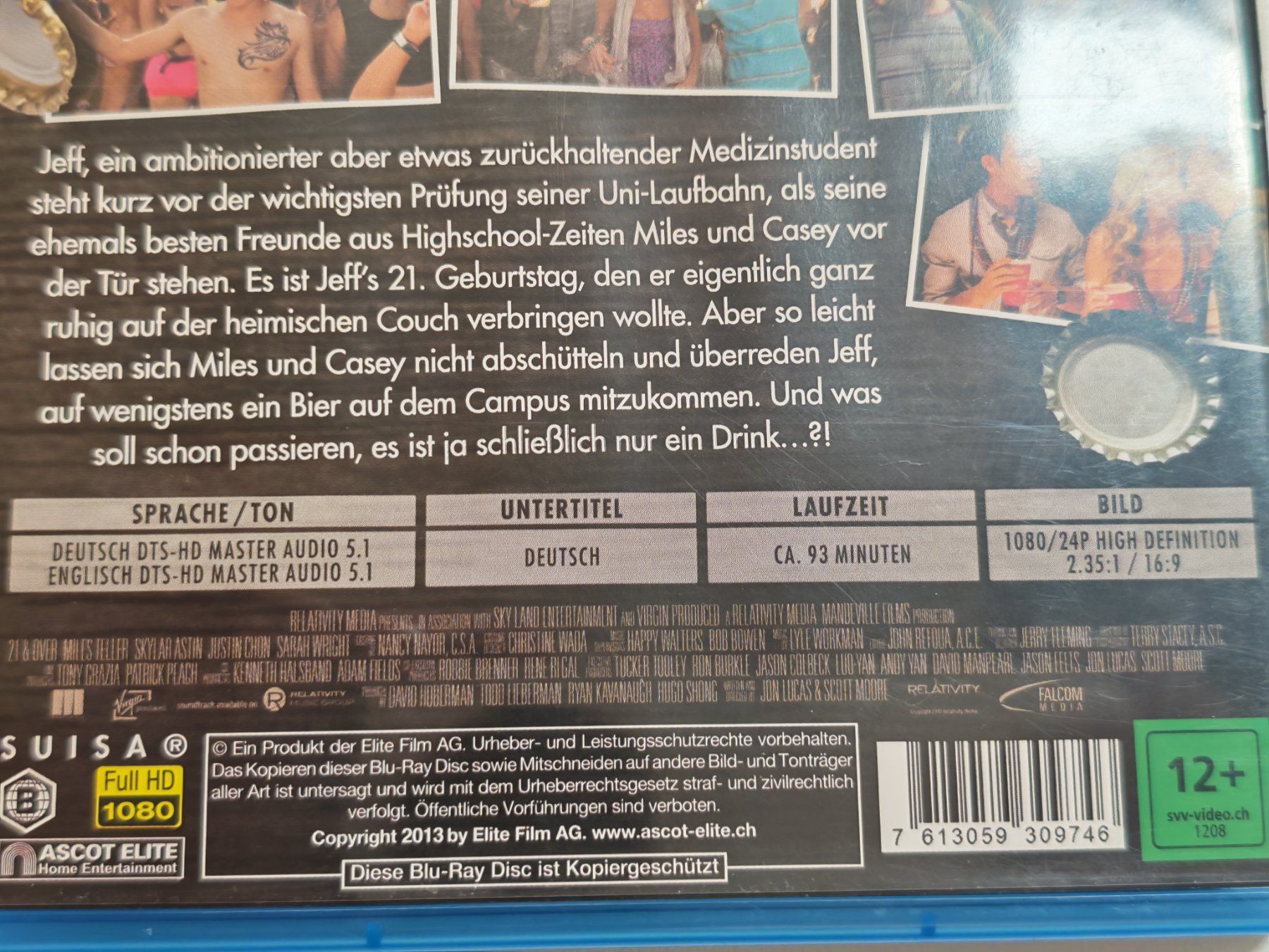 Alle DVDs: 21 & Over – Gebraucht aus Liestal von Kratzilla 3