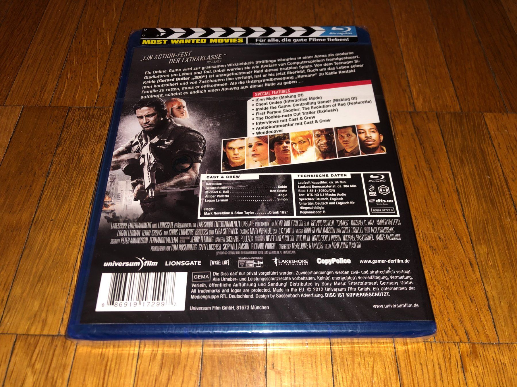 Alle DVDs: Gamer - BLU-RAY - UNCUT – Neu und originalverpackt aus Basel von havsok 1