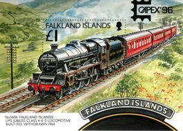 Block "Lokomotiven". Falklandinseln