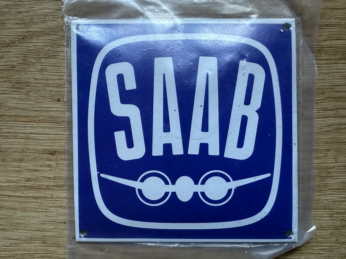 Schilder: Saab  – Neu (gemäss Beschreibung) aus Reinach AG von rares75