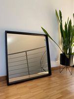 black square mirror - 65 x 65 cm
