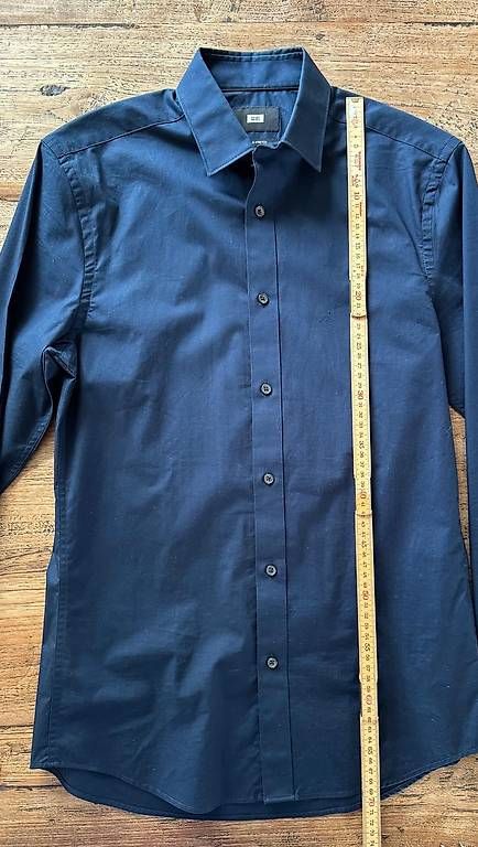 We Camicie: WE_Herren Hemd. Slim & Stretch. Dunkelblau. Gr. XS. – Usato da Zürich venduto da Sunnyflower97 3
