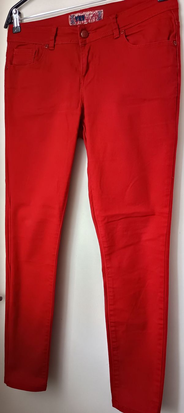 New Look Jeans: Rote Damen Jeans, Grösse 38, New Look – Usato da Zug venduto da Annina29
