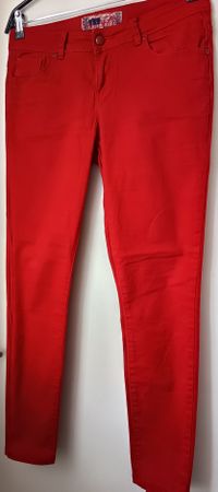 Rote Damen Jeans, Grösse 38, New Look