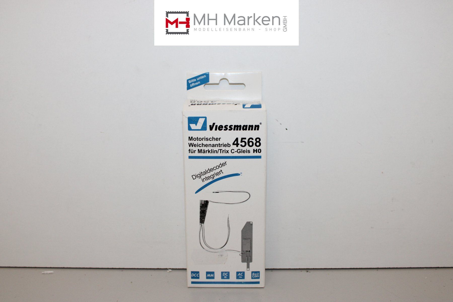 Viessmann Modellini di ferrovie: Viessmann 4568 Weichenantrieb+Decoder C-Gleis Trix Märklin – Usato da Basel venduto da mhmarken