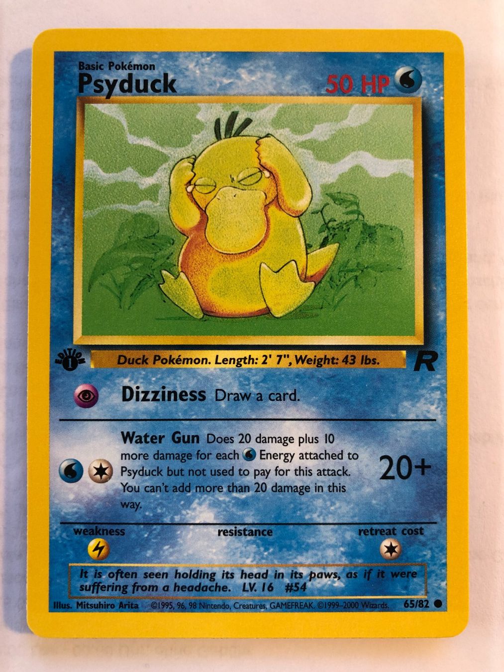 Carte collezionabili: Psyduck 1st Team Rocket - MINT - ab 1.- – Usato da Giubiasco venduto da dan_pr8b