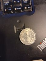Pièce rare de 25 Lira turque, année 1987, comme neuve!