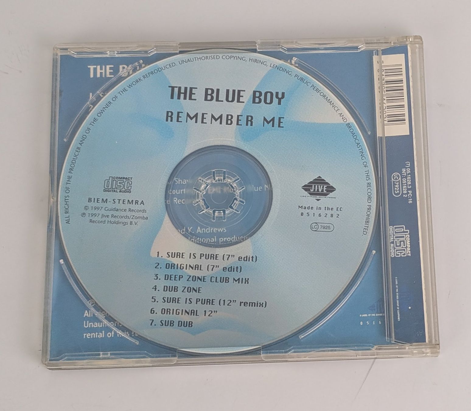 CD: The Blue Boy - Remember Me - Rare CD - Sommerhit! – Usato da Zürich venduto da 1.Simon 1
