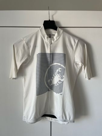 Maillot de cyclisme Castelli taille L blanc