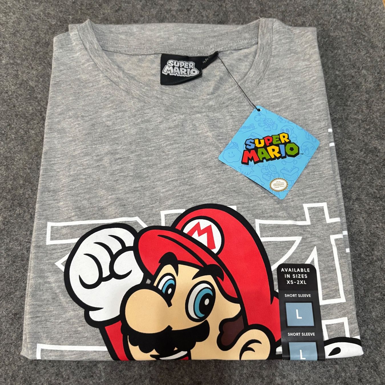 T-Shirts: Super Mario T-Shirt (Größe L) – Neu und originalverpackt aus Mollis von GamingCorner 1