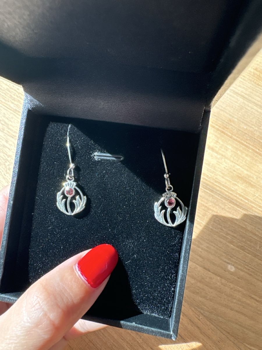 Orecchini pendenti & Orecchini a lobo: Earring dangle design mit stone New – Nuovo (secondo la descrizione) da Zürich venduto da Asybb 1