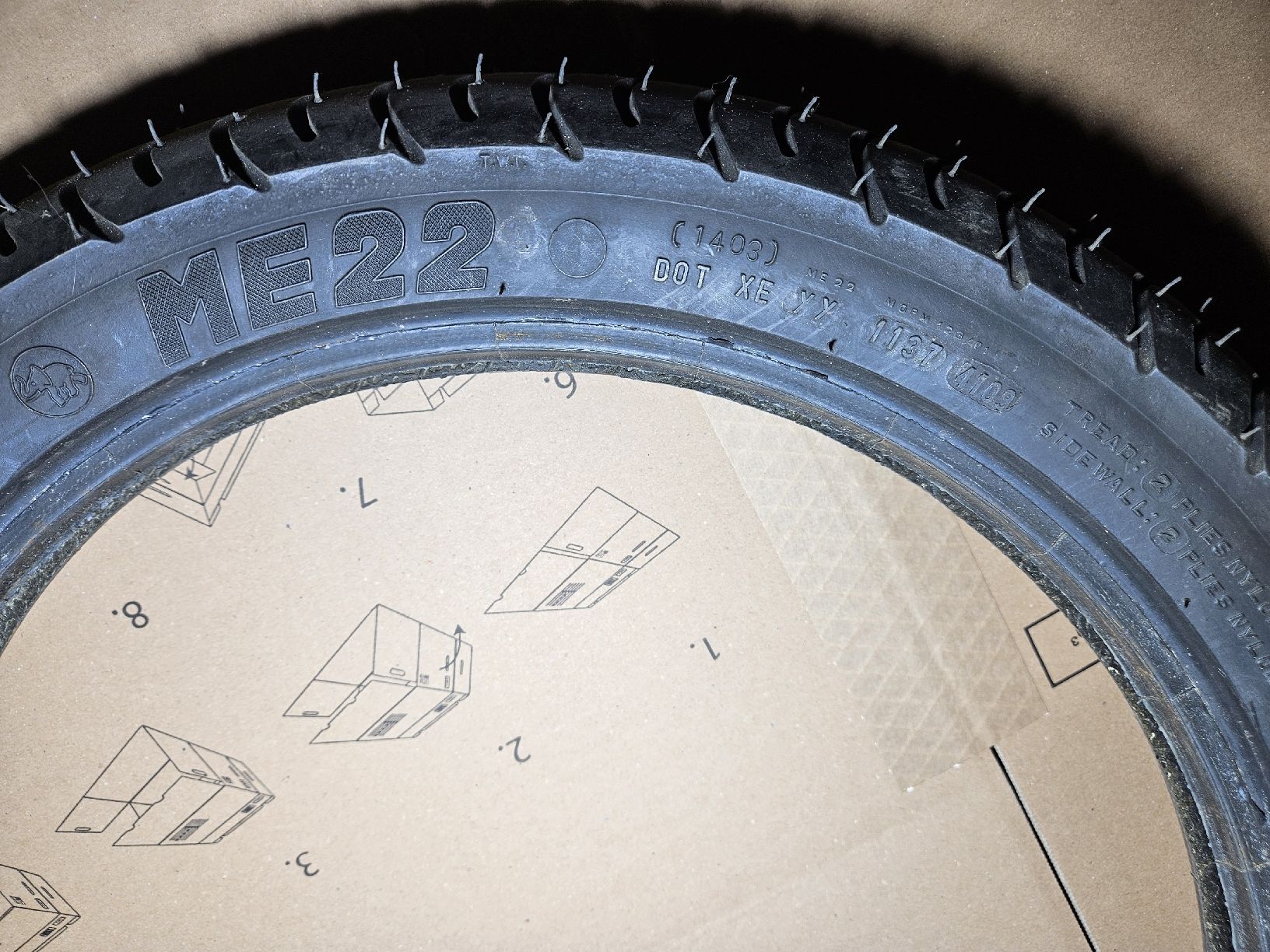 Metzeler Pneumatici & Ruote complete: Metzeler ME22 3.25x18 – Nuovo (secondo la descrizione) da Ebertswil venduto da Bolomotos 1