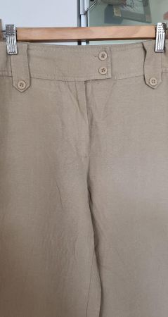 pantalon en lin 55% et viscose 45%, T 44 (CH)