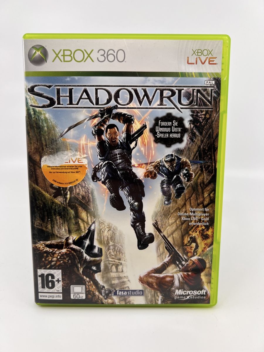 Microsoft Spiele: Shadowrun - Xbox 360 - Top Zustand - Action Spiel! – Gebraucht aus Steffisburg von MEB-Trade