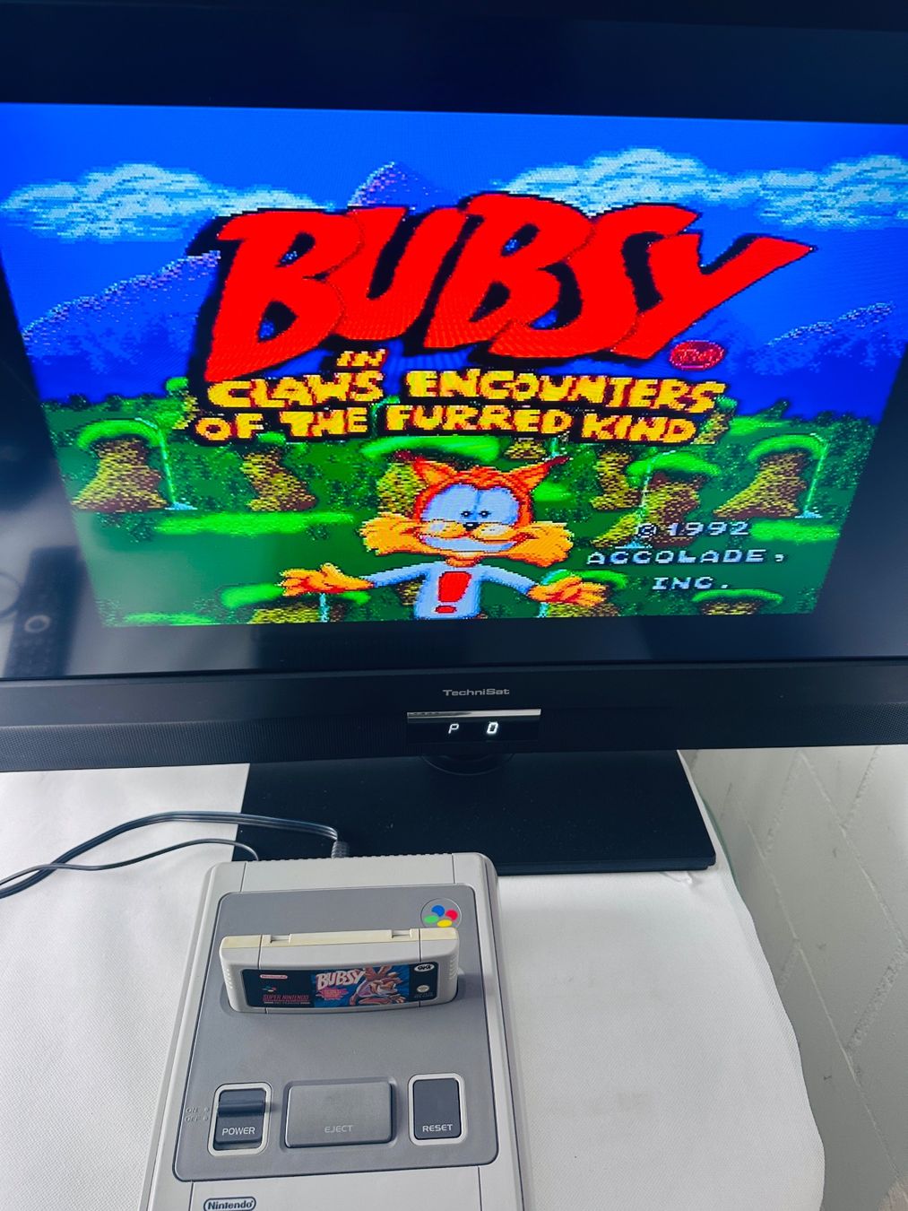 Nintendo Giochi: Super Nintendo SNES Bubsy PAL – Usato da Kappel SO venduto da MyFunBox 2