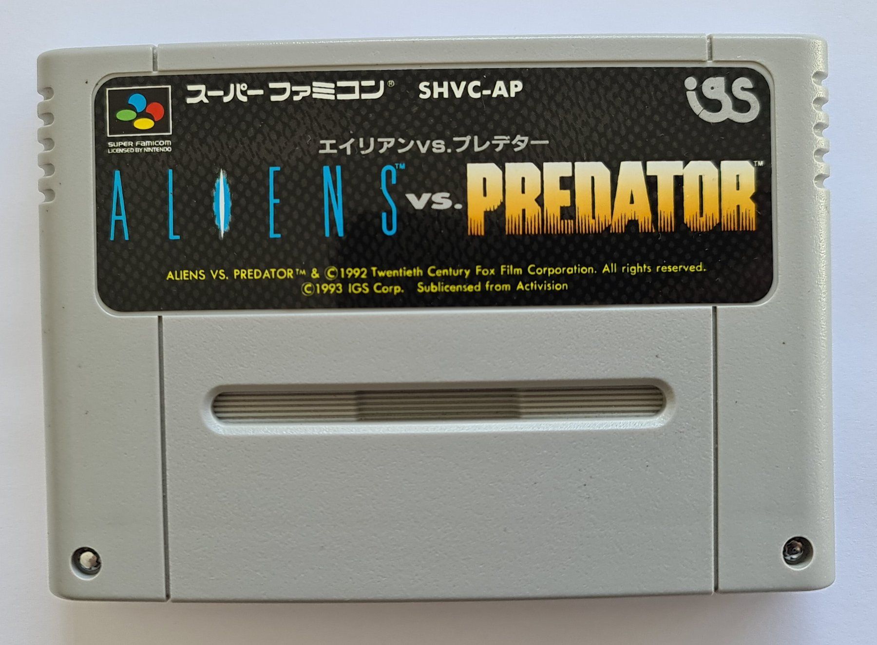 Nintendo Spiele: Aliens vs Predator ☠️ Super Famicom SFC SNES JPN – Gebraucht aus Oberwil BL von prothos 1