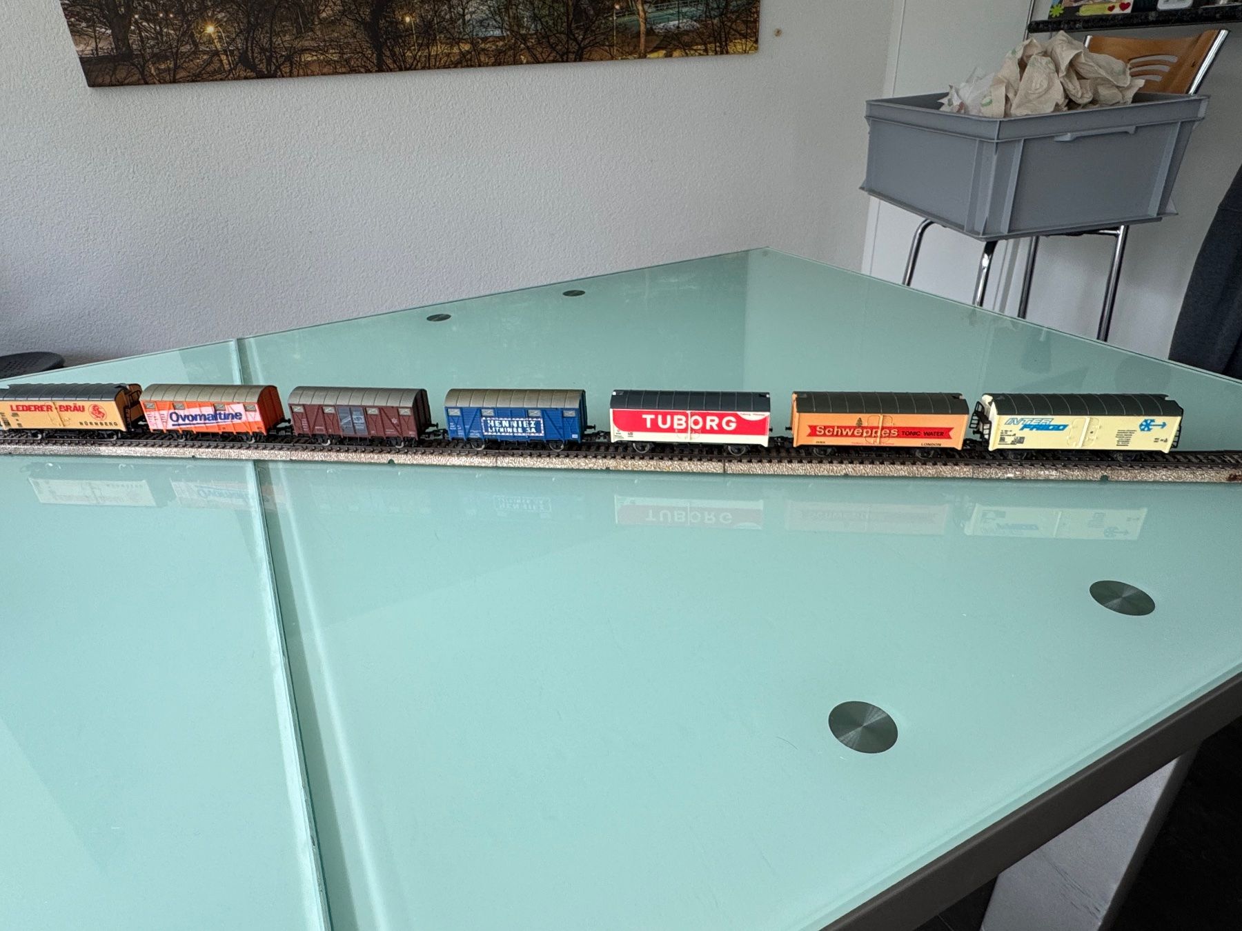 Lima Modellini di ferrovie: 7 Lima Güterwagen – Usato da Köniz venduto da Henebe 7