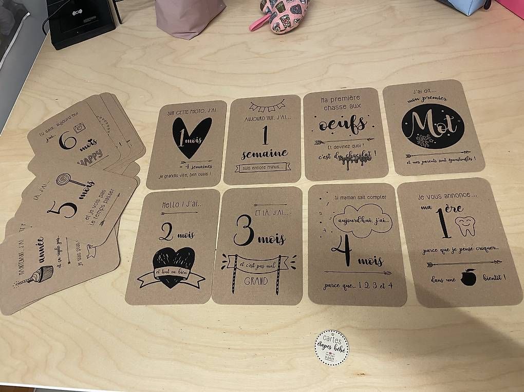 Giochi: Cartes étapes bébé  – Nuovo e nell'imballaggio originale da Les Monts-de-Pully venduto da Shibby09 1