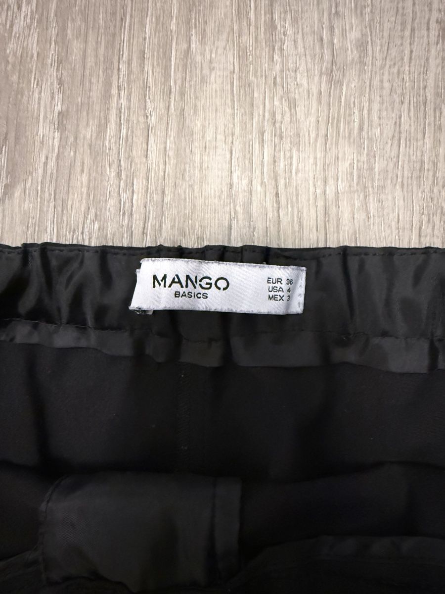 Mango Pantaloni: Schwarze Mango Basics Hose Gr. 36/S – Nuovo (secondo la descrizione) da Frauenfeld venduto da sharonhabrik 2
