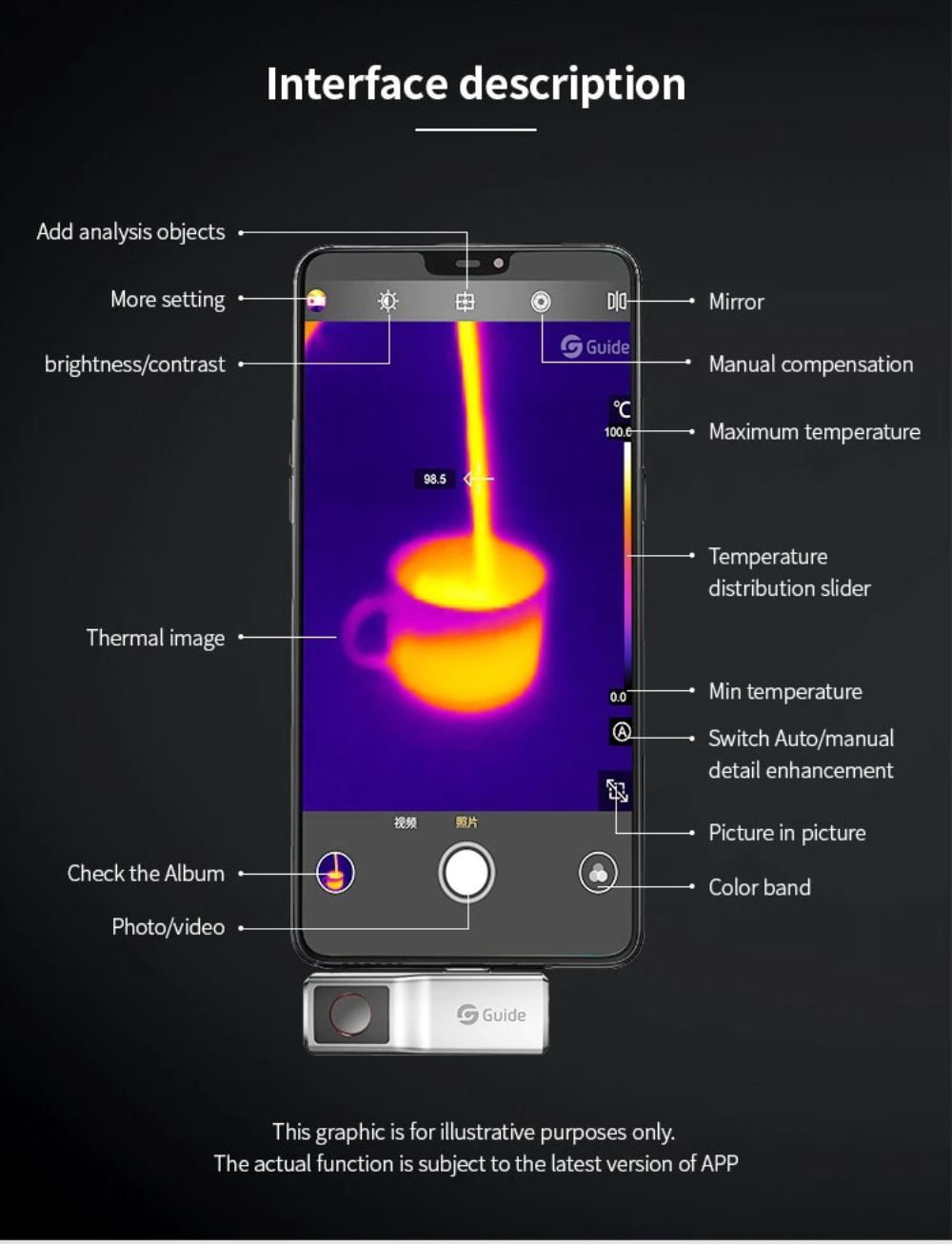 Tutti gli attrezzi: GUIDE Mobir Air Thermische Imaging Kamer – Nuovo e nell'imballaggio originale da Malans GR venduto da BUYBEST-Schweiz 5