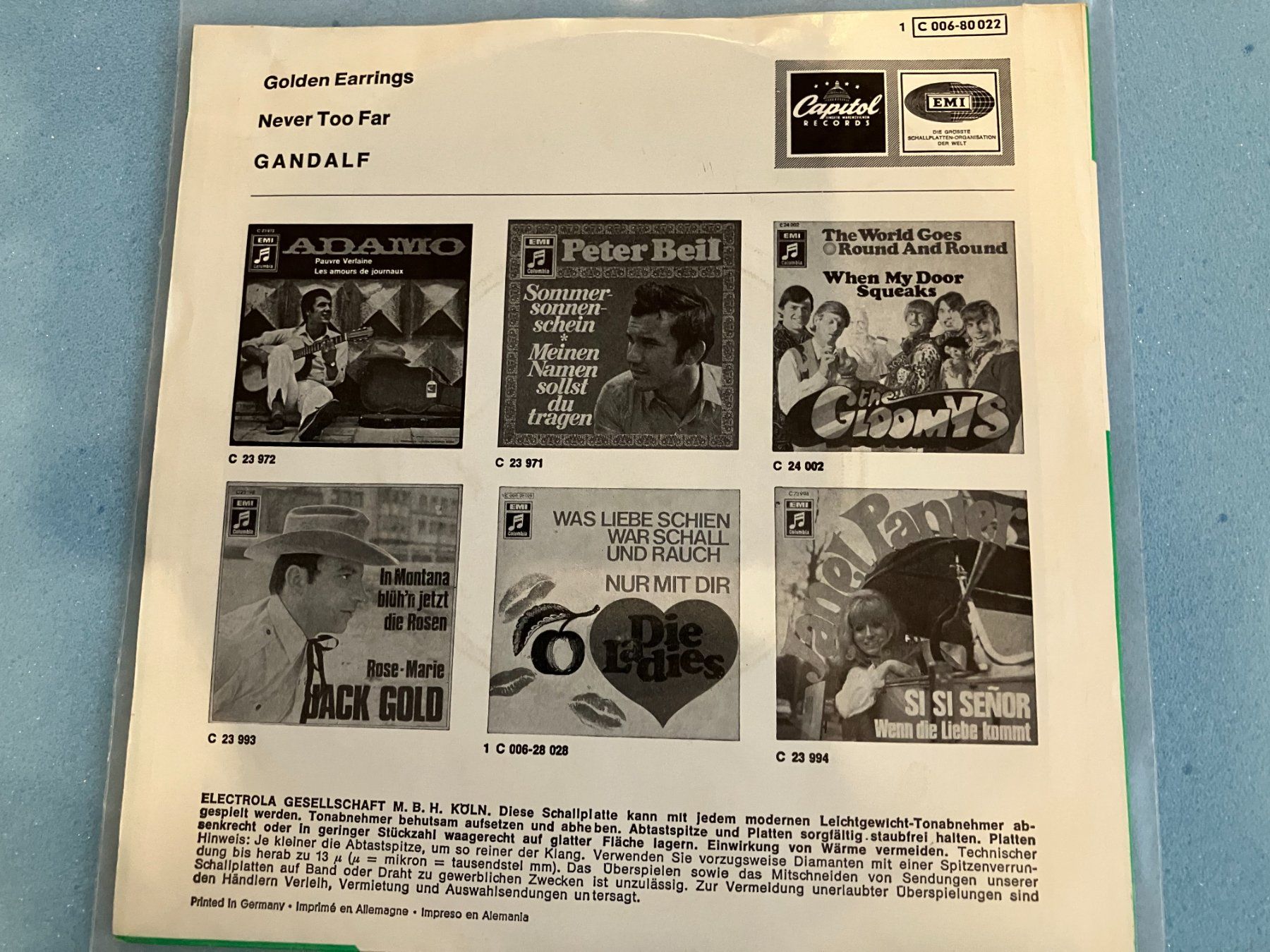 Dischi in vinile: Gandalf – Usato da Aarwangen venduto da Jukebox3 1