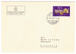 Lettre de Luzern cachet S304 (rare) pour Liebefeld  29.V.49