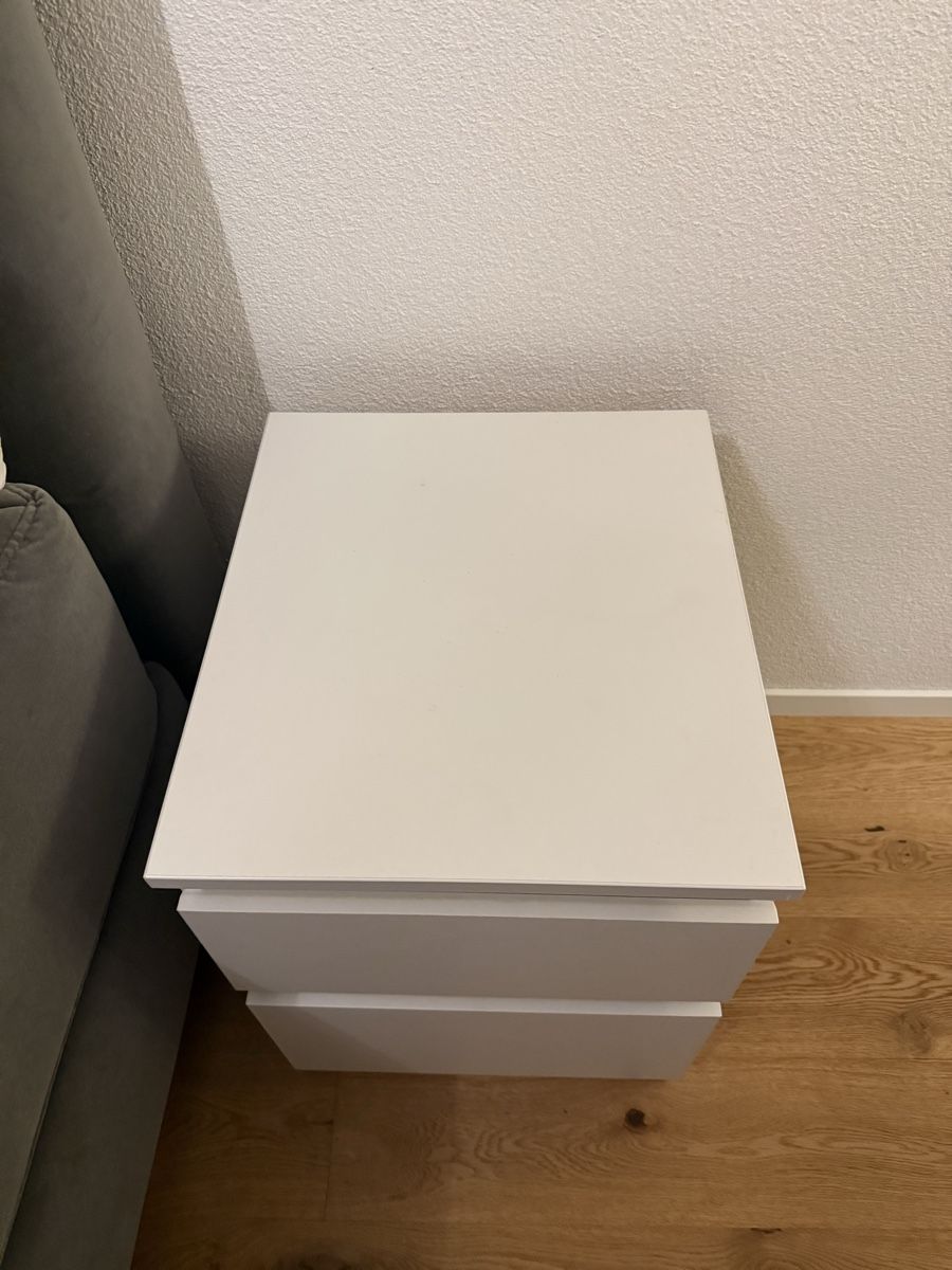 Comodini: 2x Ikea Malm Nachttisch Weiss – Usato da Selzach venduto da romanstraumann 1