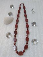 halskette aus echt goldfluss,,glitzer