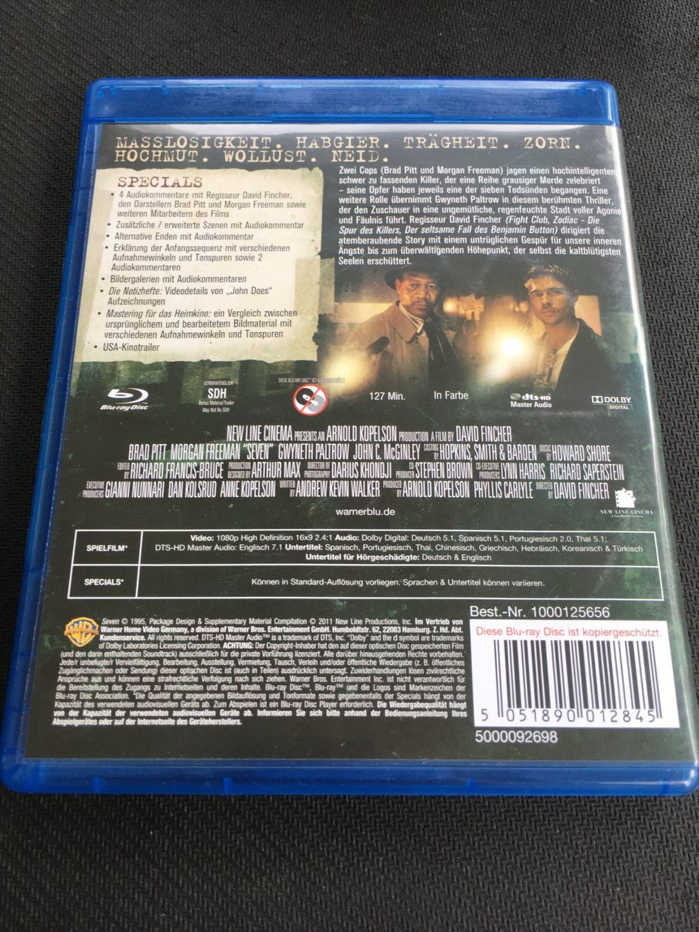 Tous les DVDs: Sieben [Blu-ray] – D'occasion à St.Gallen par MedienJoe 1