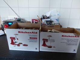 Kitchen Aid- Fleischwolf und Pürieraufsatz