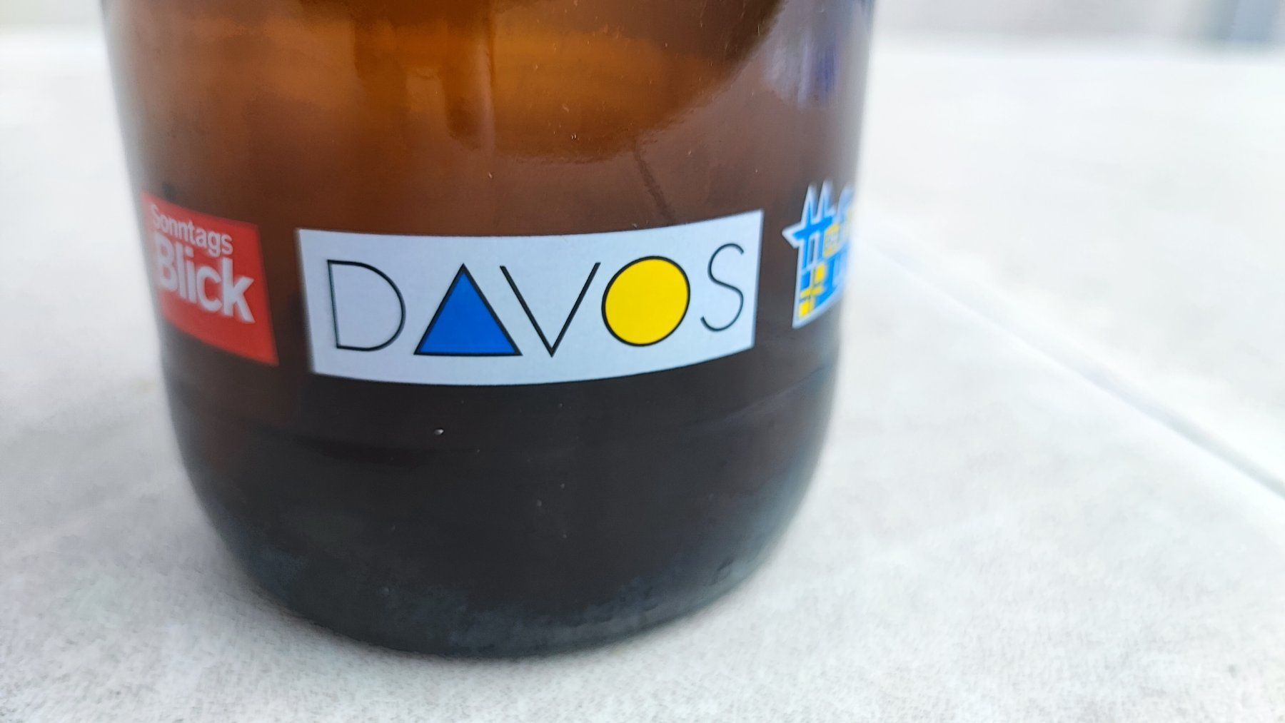 Bicchieri, Caraffe & Bottiglie: Monsteiner Bier Flasche Davos, Bügelverschluss, – Usato da Mosnang venduto da KurtHe 3