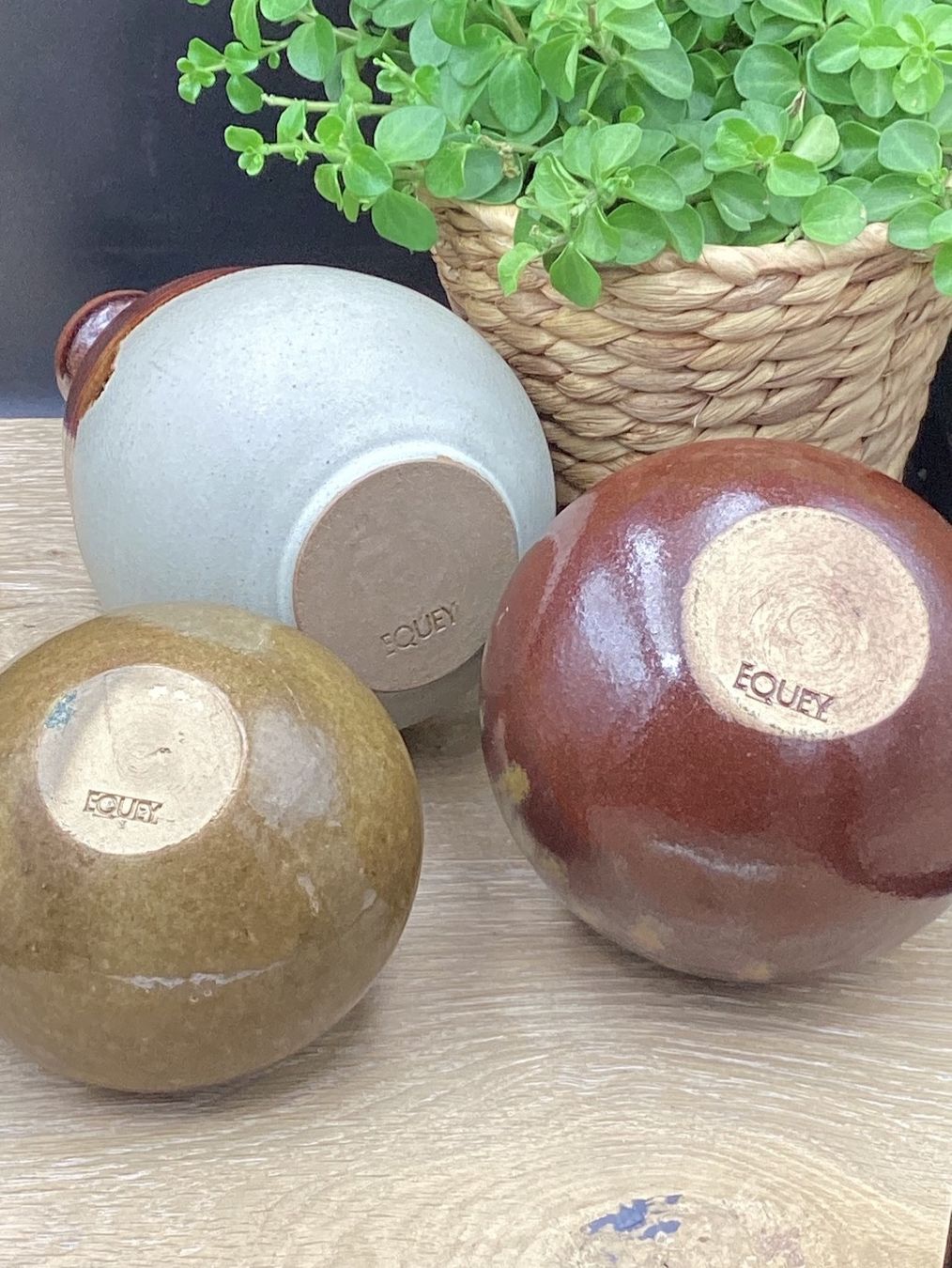 Vasen & Gefässe: Céramique R. Equey, 3 jolis petits vases – Gebraucht aus Agiez von Beve15 2