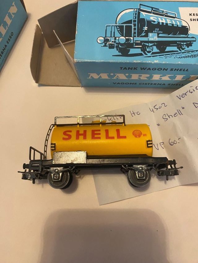 Märklin Modelleisenbahnen: Märklin 4502 Kesselwagen Shell DB Blech Version 1962 – Gebraucht aus Diessenhofen von Albin00 7