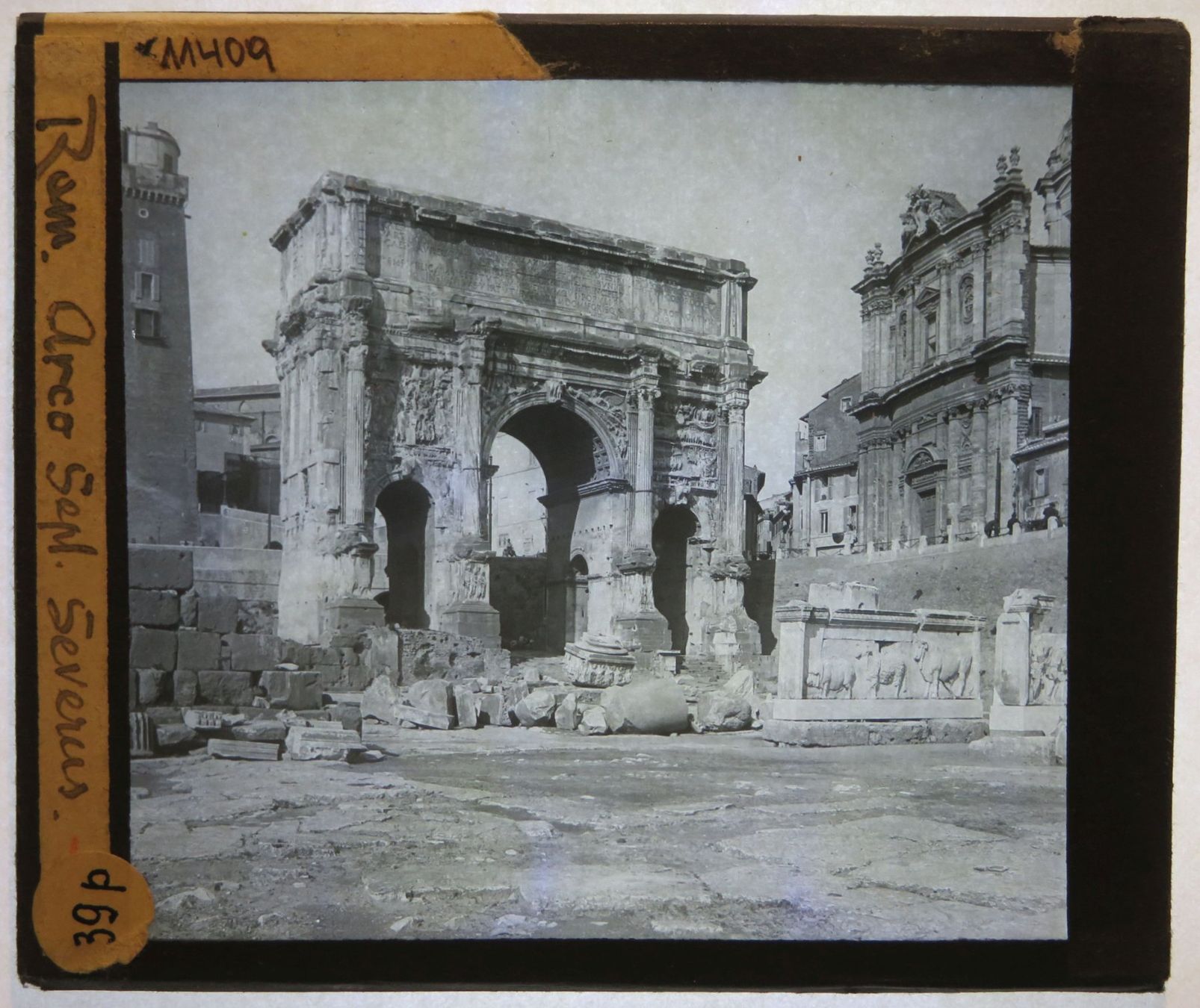 Foto & Immagini: Glasdia Italien / Rom: Triumphbogen Septimius Severus, 1915 – Usato da Oberriet SG venduto da Manick