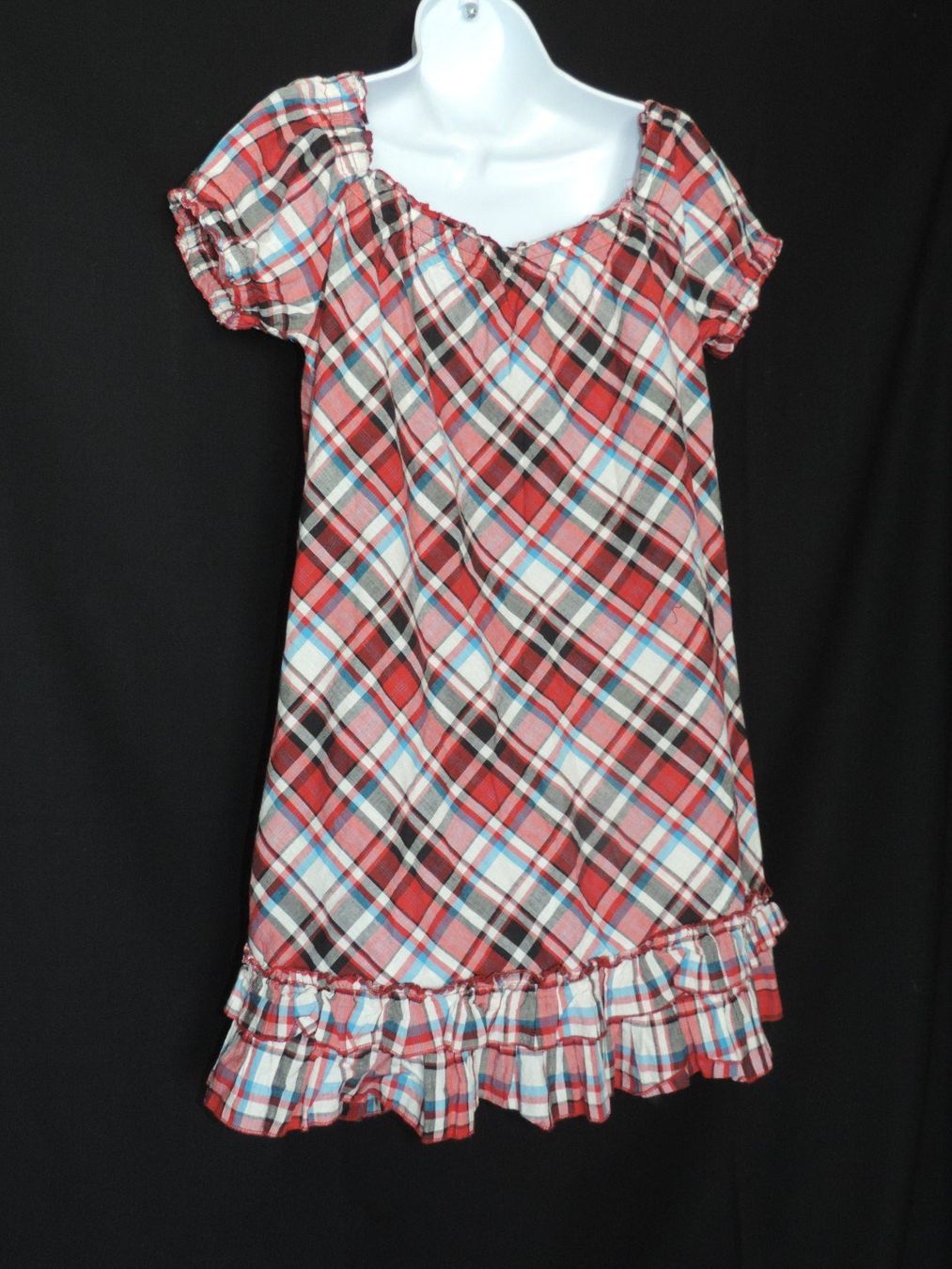 Kleider: robe à carreaux rouge et bleue – Gebraucht aus Genève von Axelle333 9